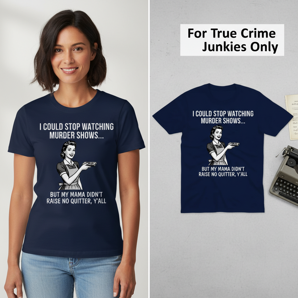 Mama Raised No Quitter T-Shirt_model_flat