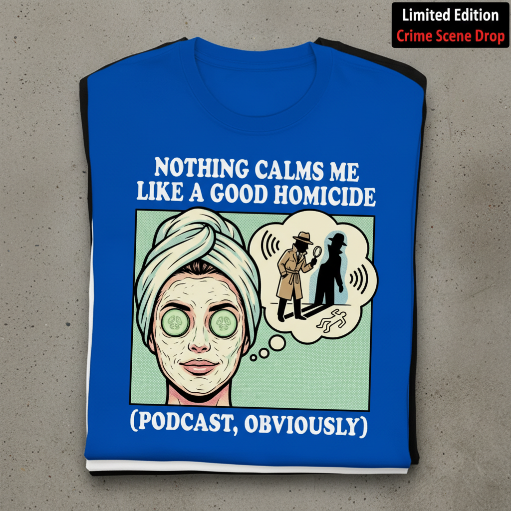 Good Homicide Vibes T-Shirt_stacked_flatlay