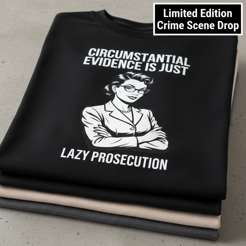 Lazy Prosecution T-Shirt_stacked_flatlay