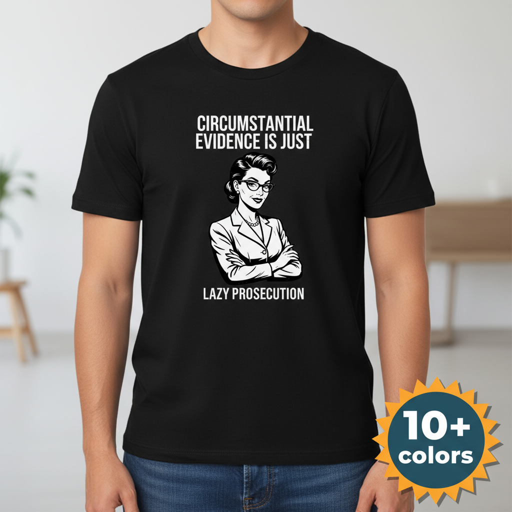 Lazy Prosecution T-Shirt_badge