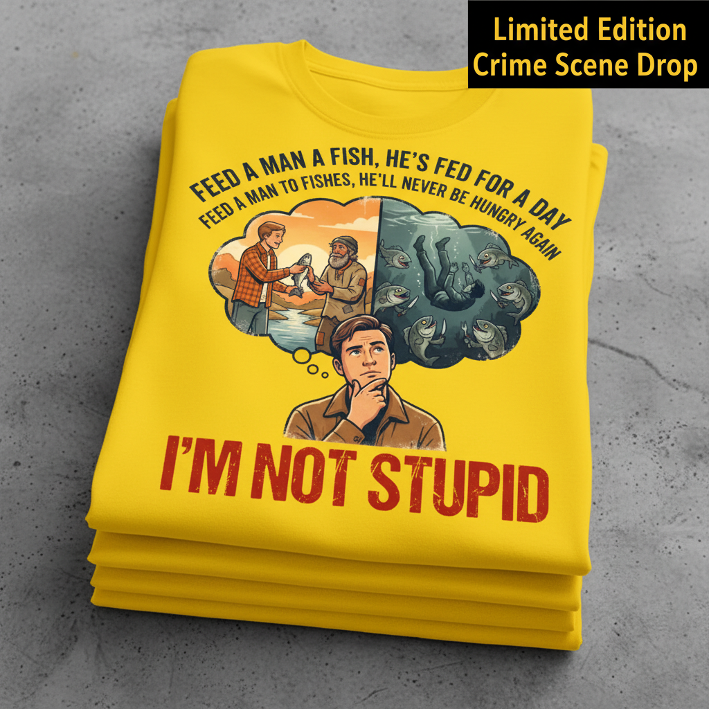 I'm Not Stupid T-Shirt_stacked_flatlay