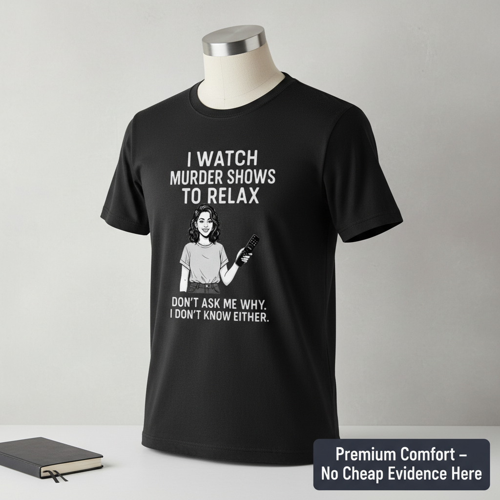 Murder Shows & Chill T-Shirt__space