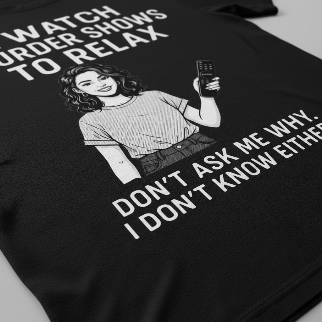 Murder Shows & Chill T-Shirt__detail