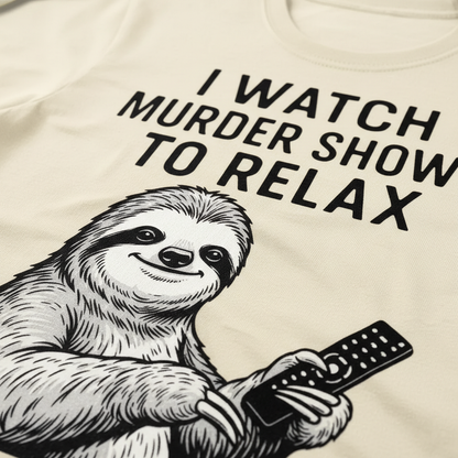 Murder Show Sloth T-Shirt__detail