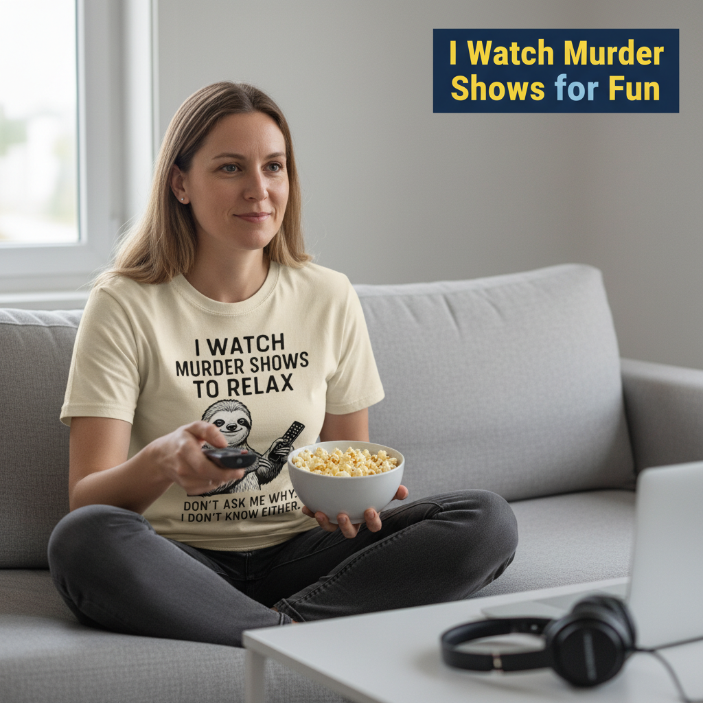 Murder Show Sloth T-Shirt__use