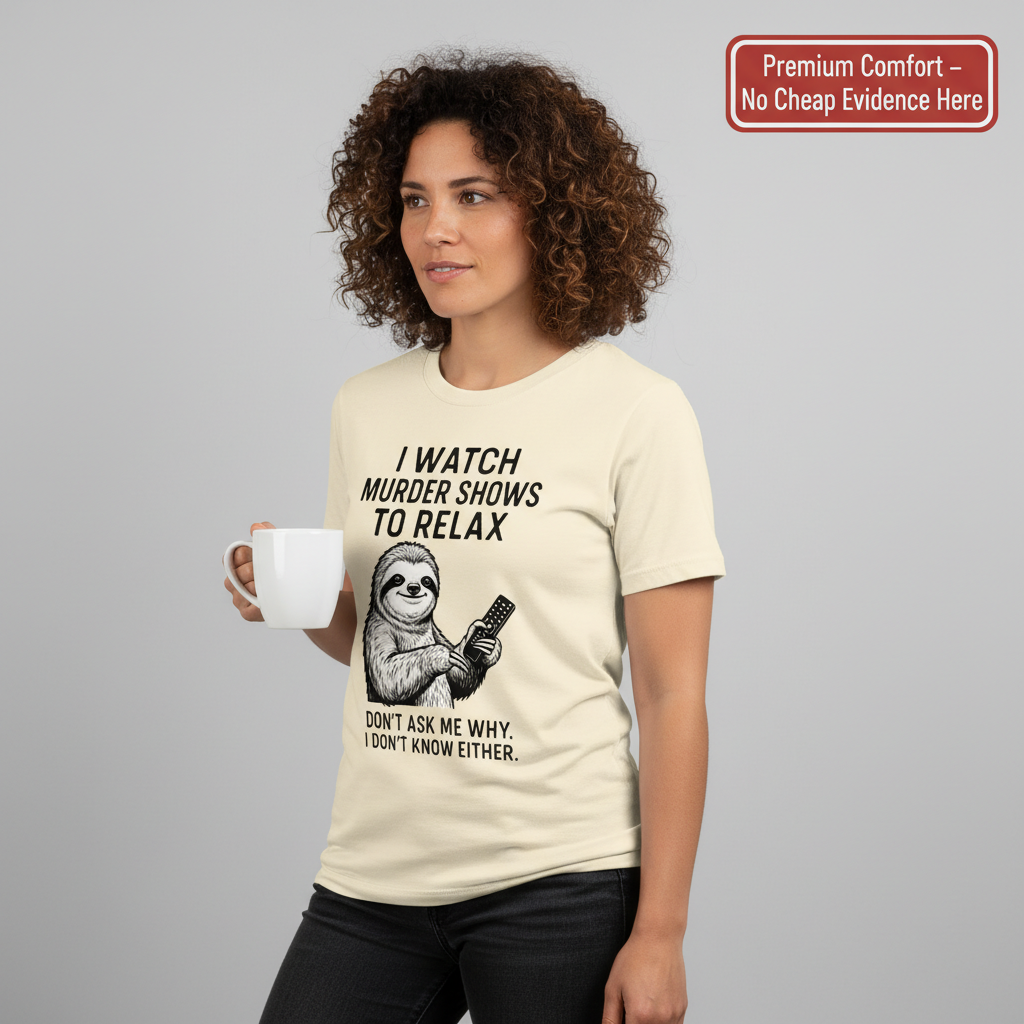 Murder Show Sloth T-Shirt__benefit