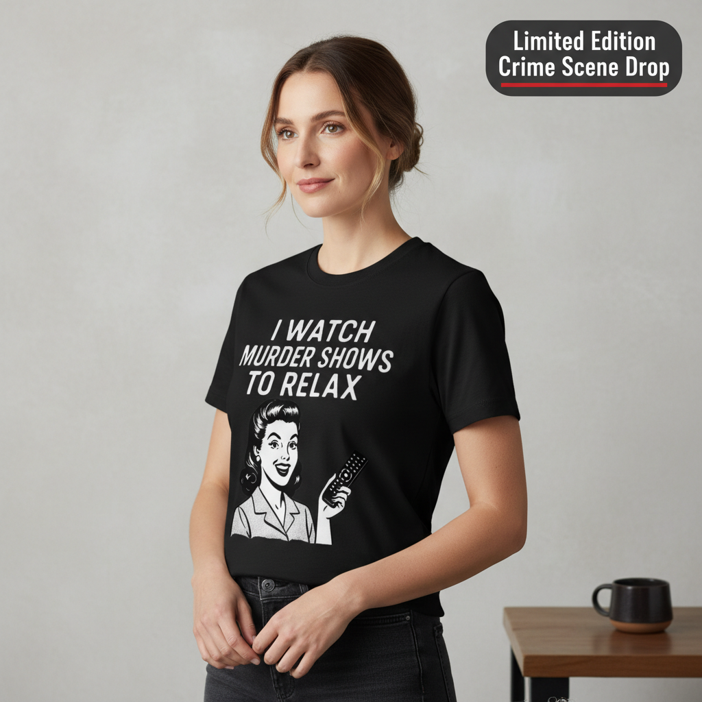 Murder Shows & Chill T-Shirt__space
