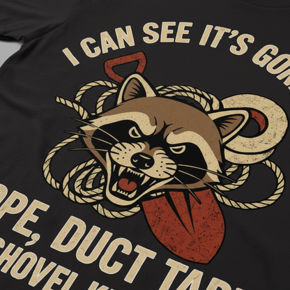 Rope, Duct Tape, & Shovel T-Shirt__detail