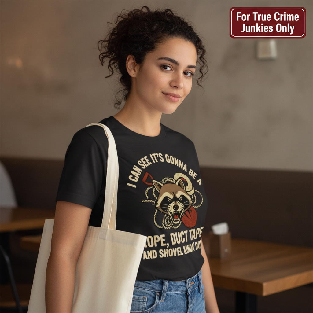 Rope, Duct Tape, & Shovel T-Shirt__lifestyle