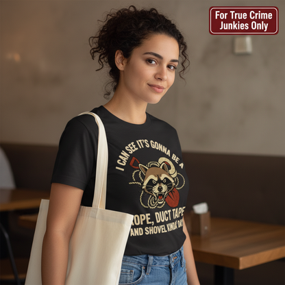 Rope, Duct Tape, & Shovel T-Shirt__lifestyle