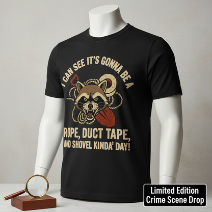Rope, Duct Tape, & Shovel T-Shirt__space