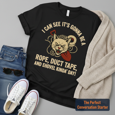 Rope, Duct Tape & Shovel T-Shirt__pair