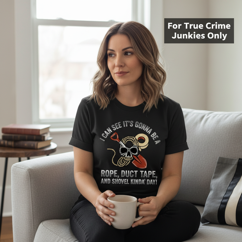 Rope Duct Tape Shovel T-Shirt__lifestyle