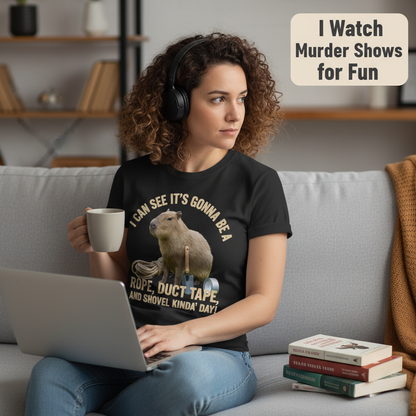 Rope, Duct Tape & Capybara T-Shirt__use