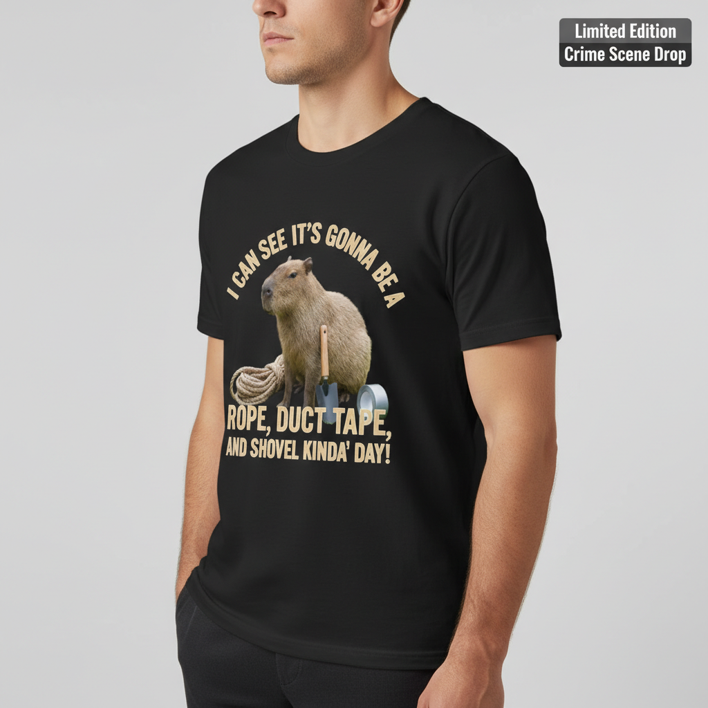 Rope, Duct Tape & Capybara T-Shirt__benefit
