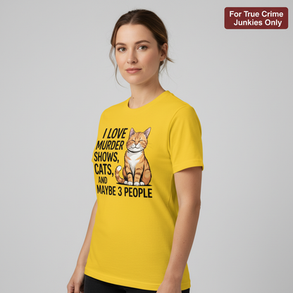 Murder Shows & Cats T-Shirt__hero