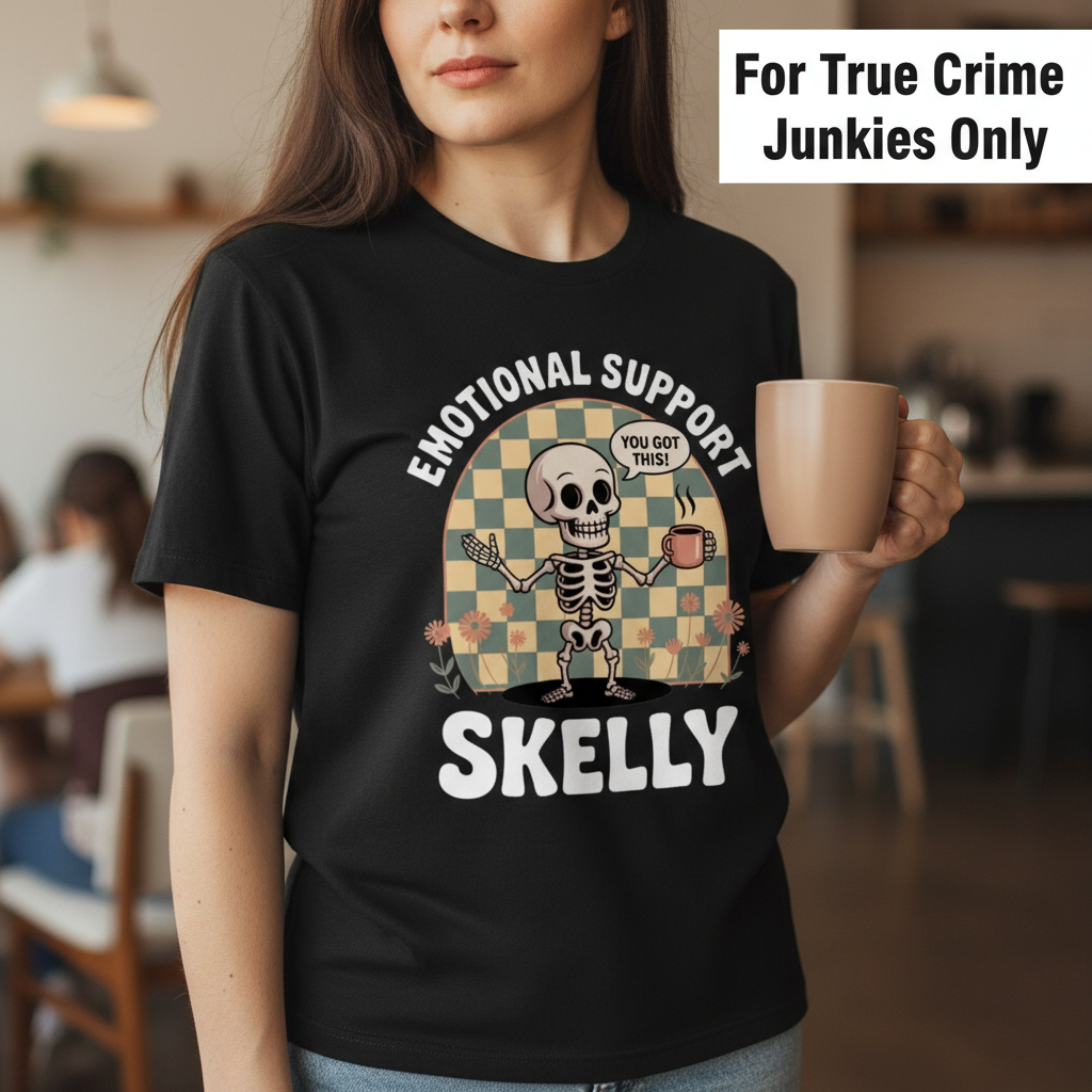 Emotional Support Skelly T-Shirt__lifestyle