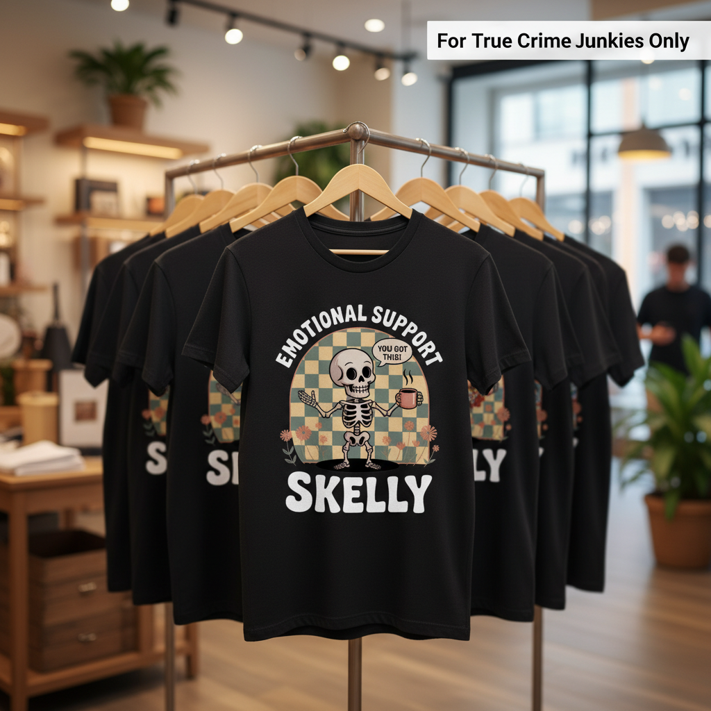 Emotional Support Skelly T-Shirt_boutique_rack