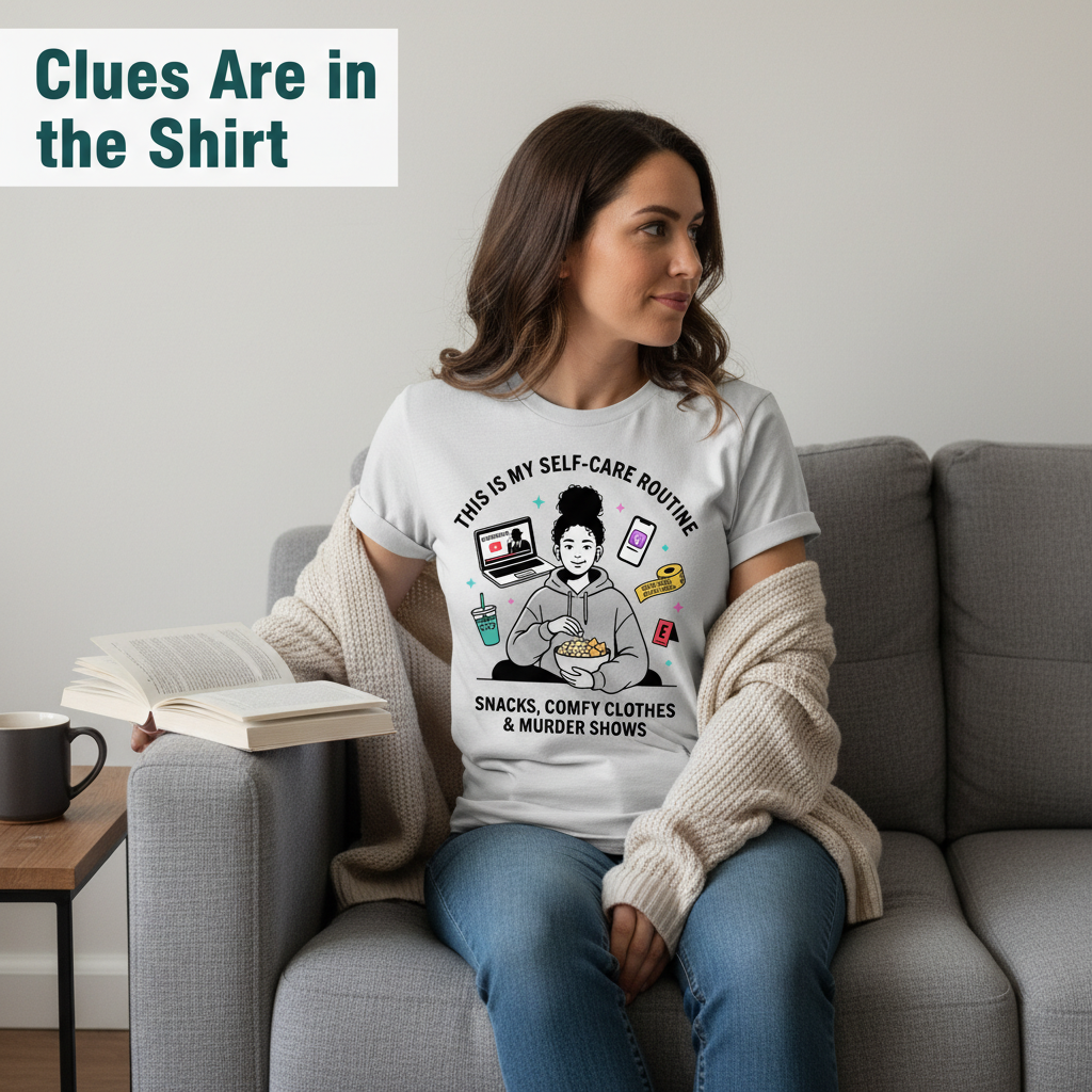 Self-Care & Murder Shows T-Shirt__pair