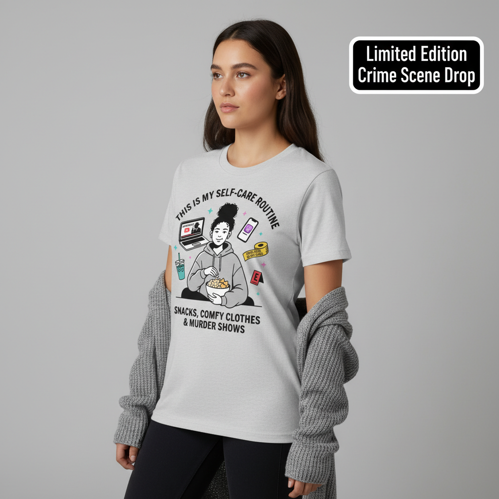 Self-Care & Murder Shows T-Shirt__benefit