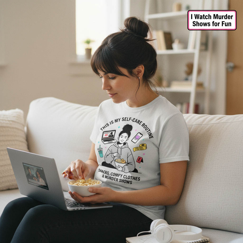 Self-Care & Murder Shows T-Shirt__use