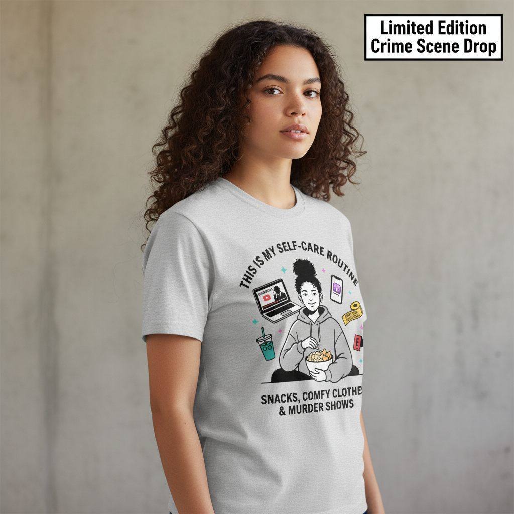 Self-Care & Murder Shows T-Shirt__space