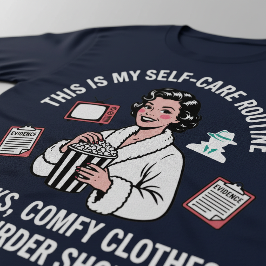 Murder Shows & Popcorn T-Shirt__detail