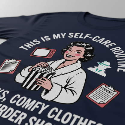 Murder Shows & Popcorn T-Shirt__detail