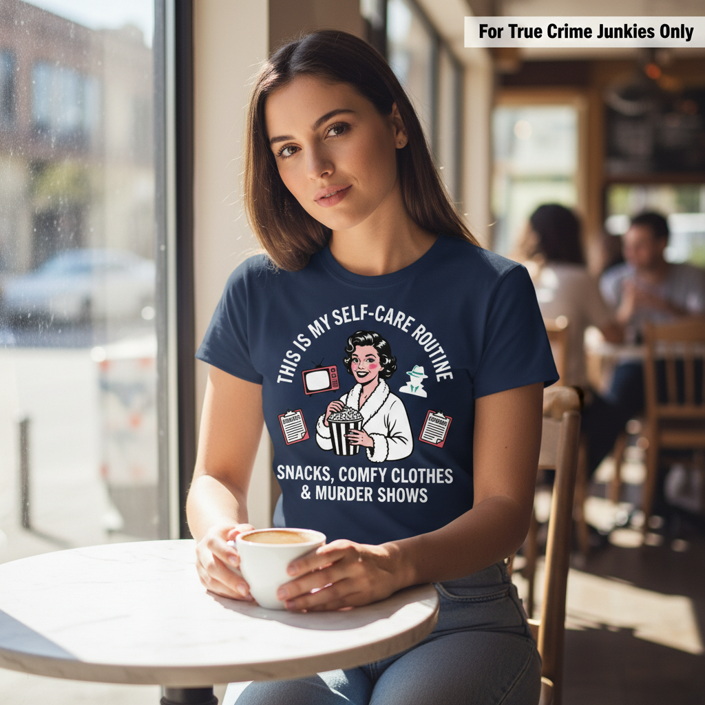 Murder Shows & Popcorn T-Shirt__lifestyle