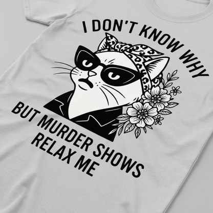 Murder Shows Relax Me T-Shirt__detail