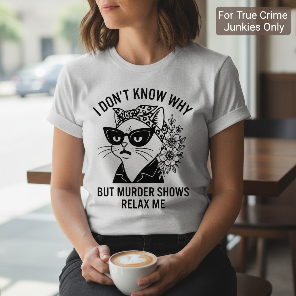 Murder Shows Relax Me T-Shirt__lifestyle