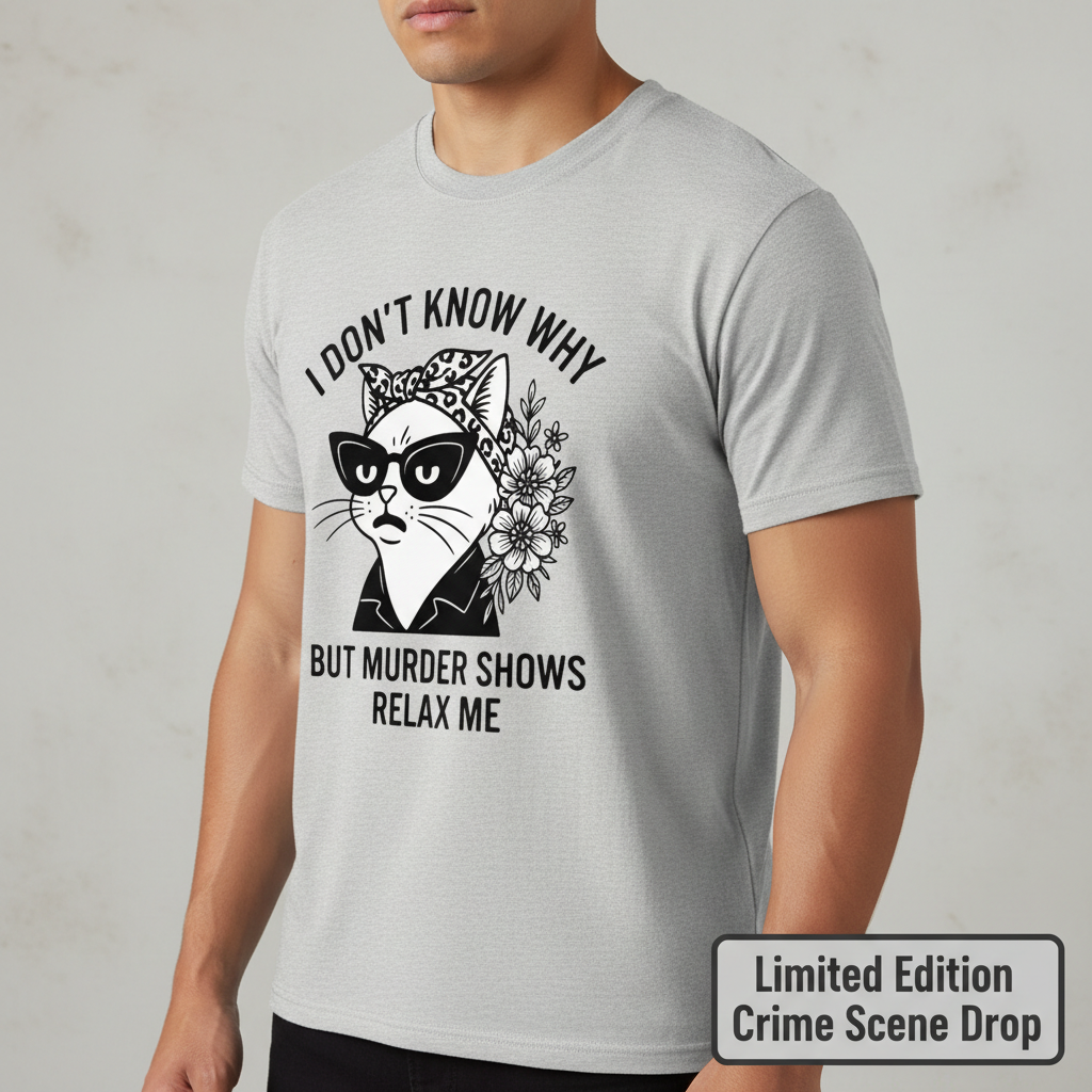 Murder Shows Relax Me T-Shirt__space