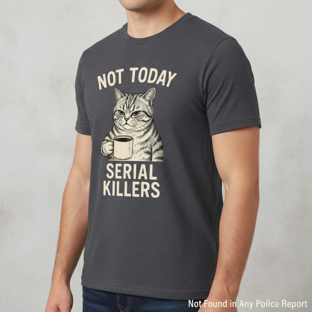 Not Today Serial Killers T-Shirt__space