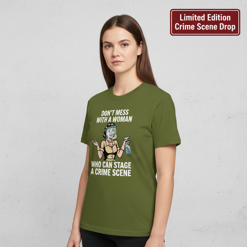 Crime Scene Queen T-Shirt__space