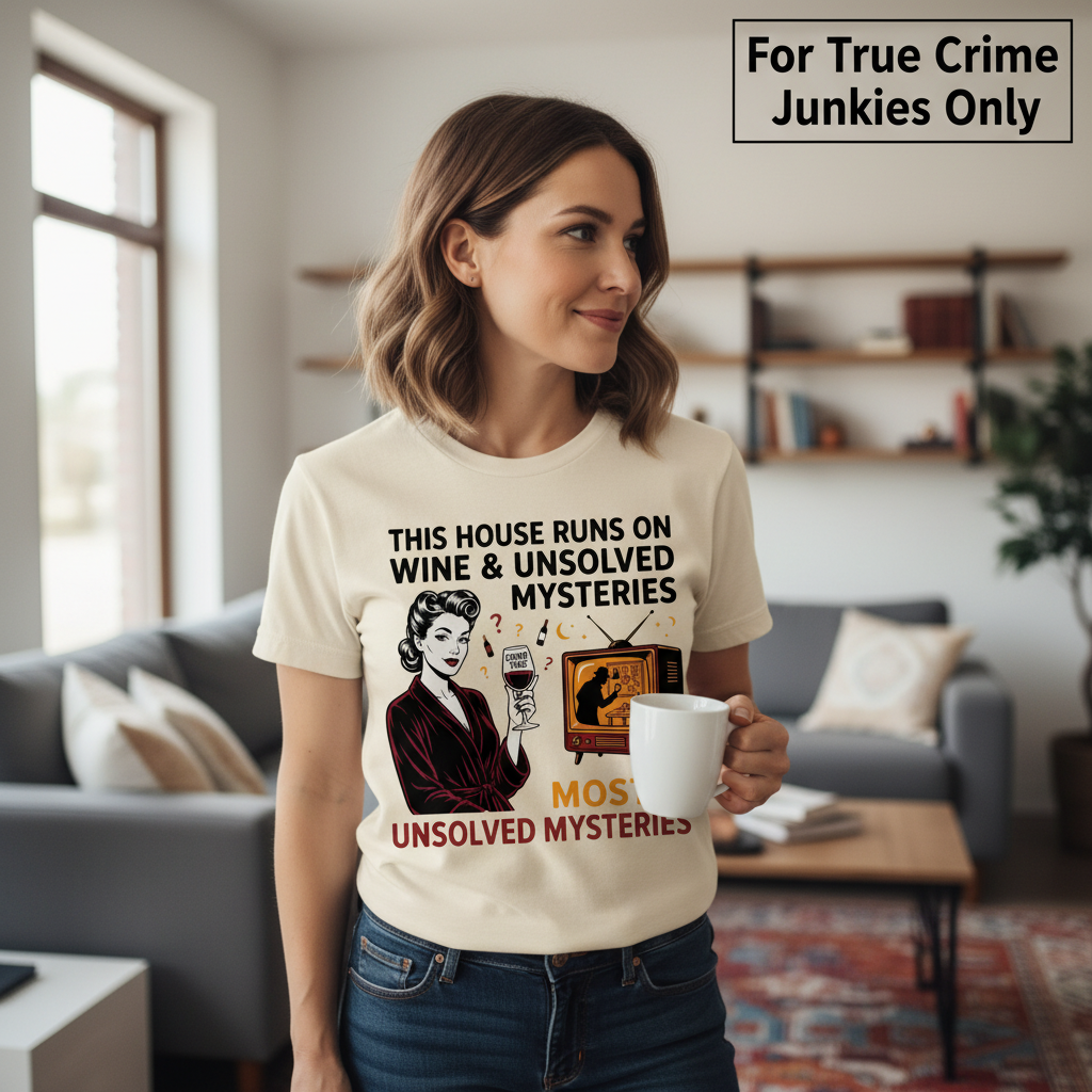 Wine & Mysteries T-Shirt__lifestyle