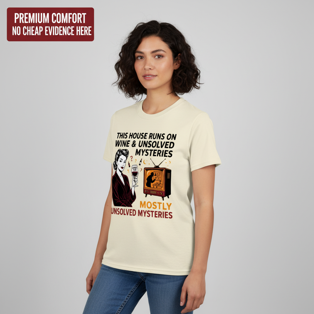 Wine & Mysteries T-Shirt__benefit