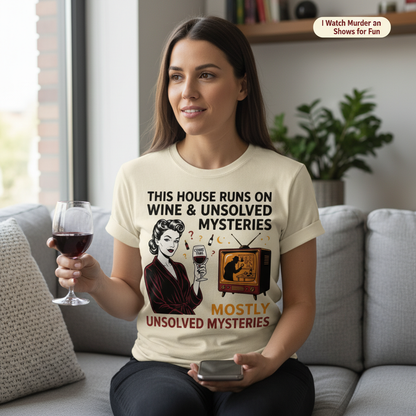 Wine & Mysteries T-Shirt__use