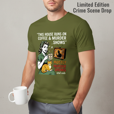 Coffee & Murder Shows T-Shirt__space