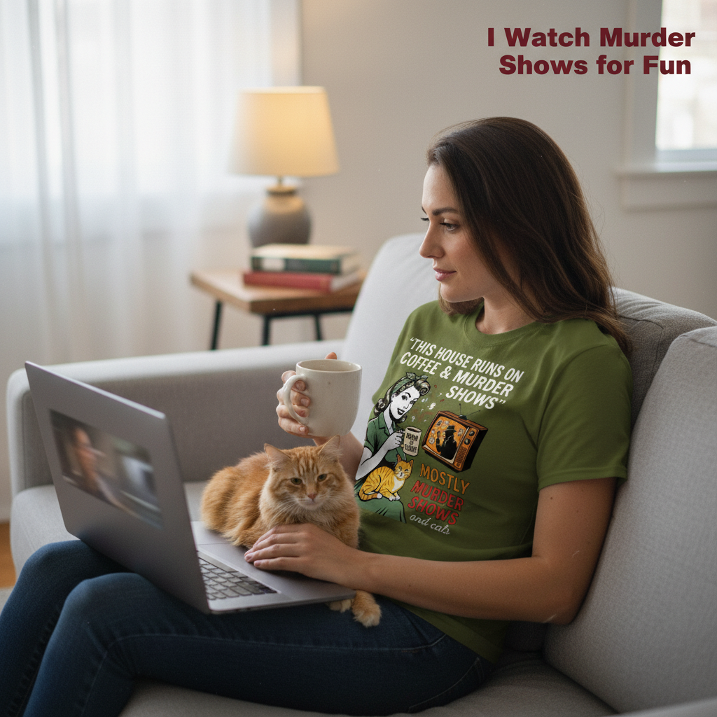 Coffee & Murder Shows T-Shirt__use