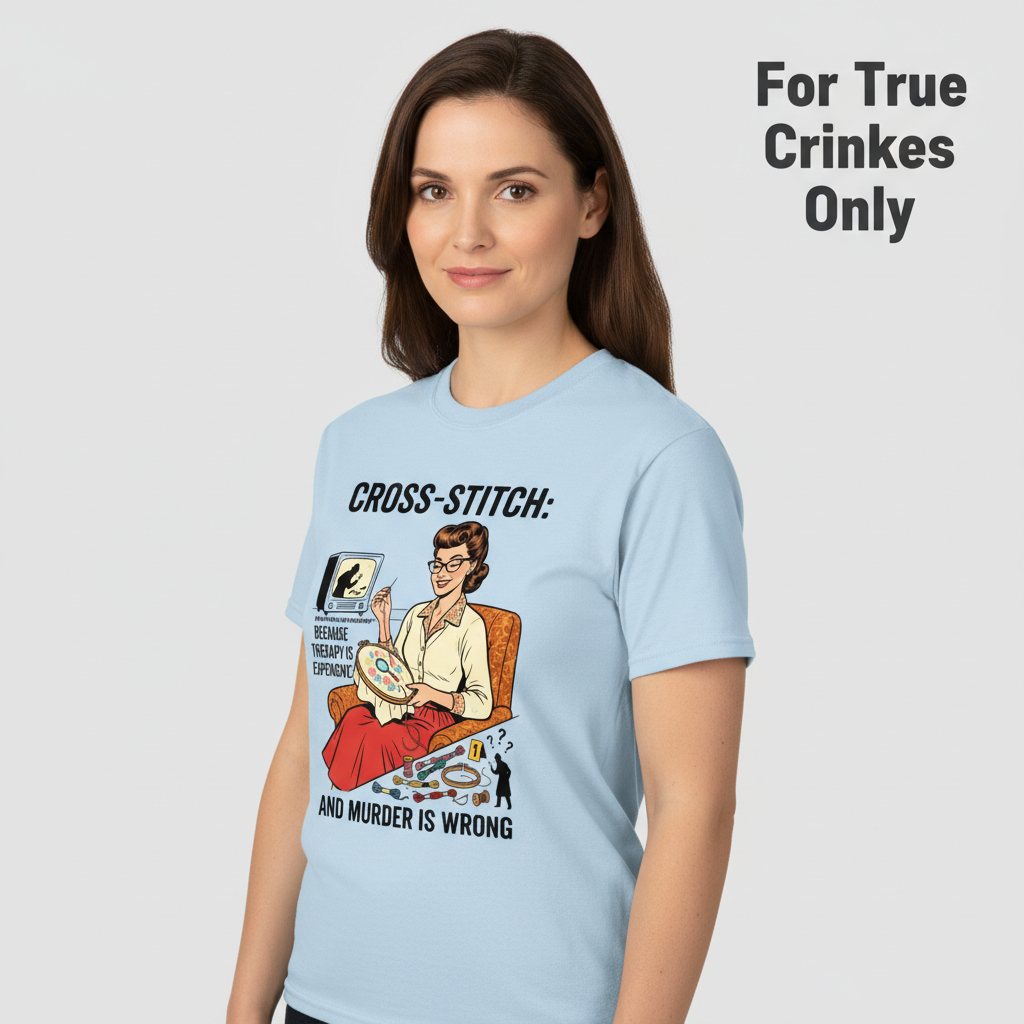 Cross-Stitch and Murder T-Shirt__hero