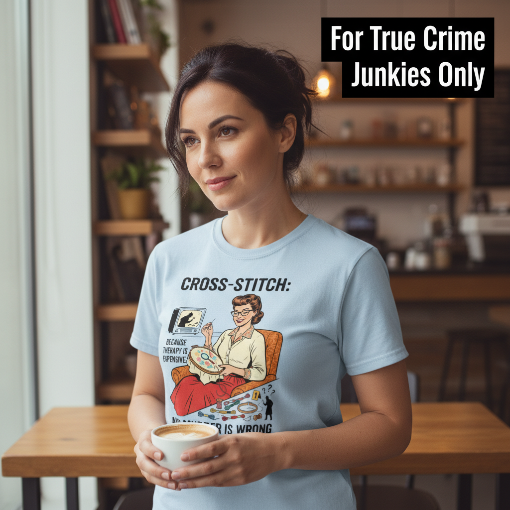 Cross-Stitch and Murder T-Shirt__lifestyle