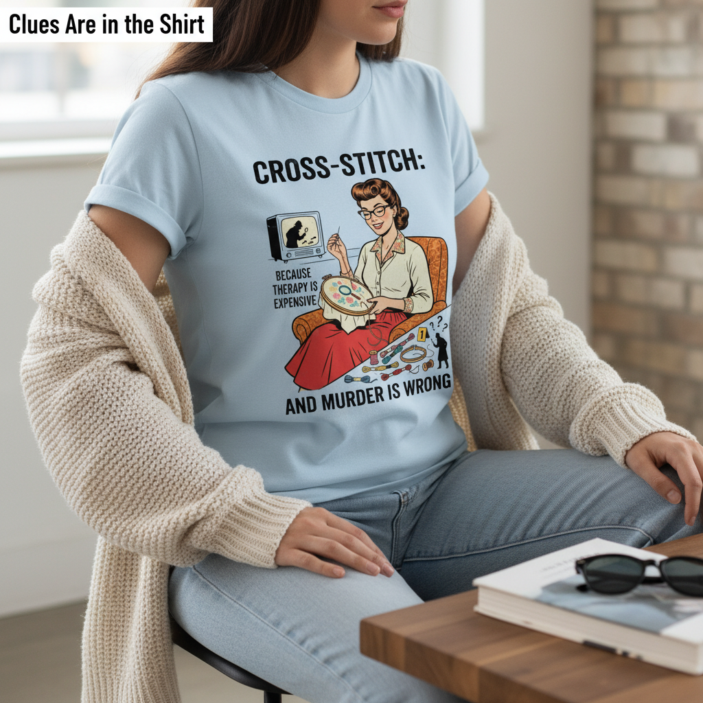 Cross-Stitch and Murder T-Shirt__pair