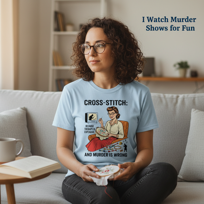 Cross-Stitch and Murder T-Shirt__use