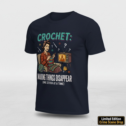 Crochet Mystery Disappear T-Shirt__space