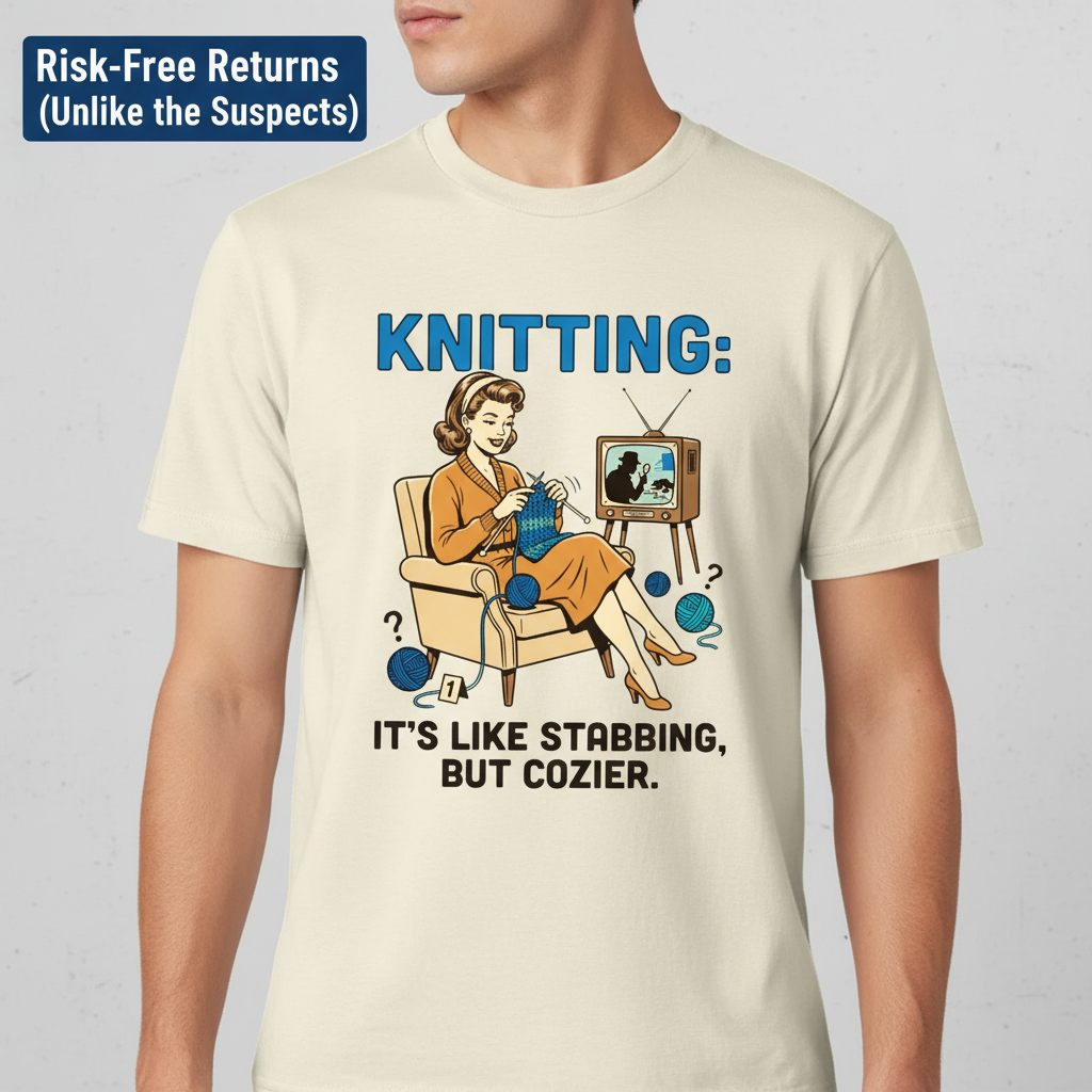 Cozy Stabbing Knitting T-Shirt__benefit