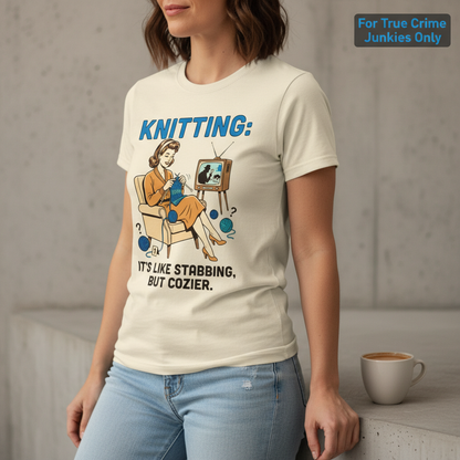 Cozy Stabbing Knitting T-Shirt__lifestyle