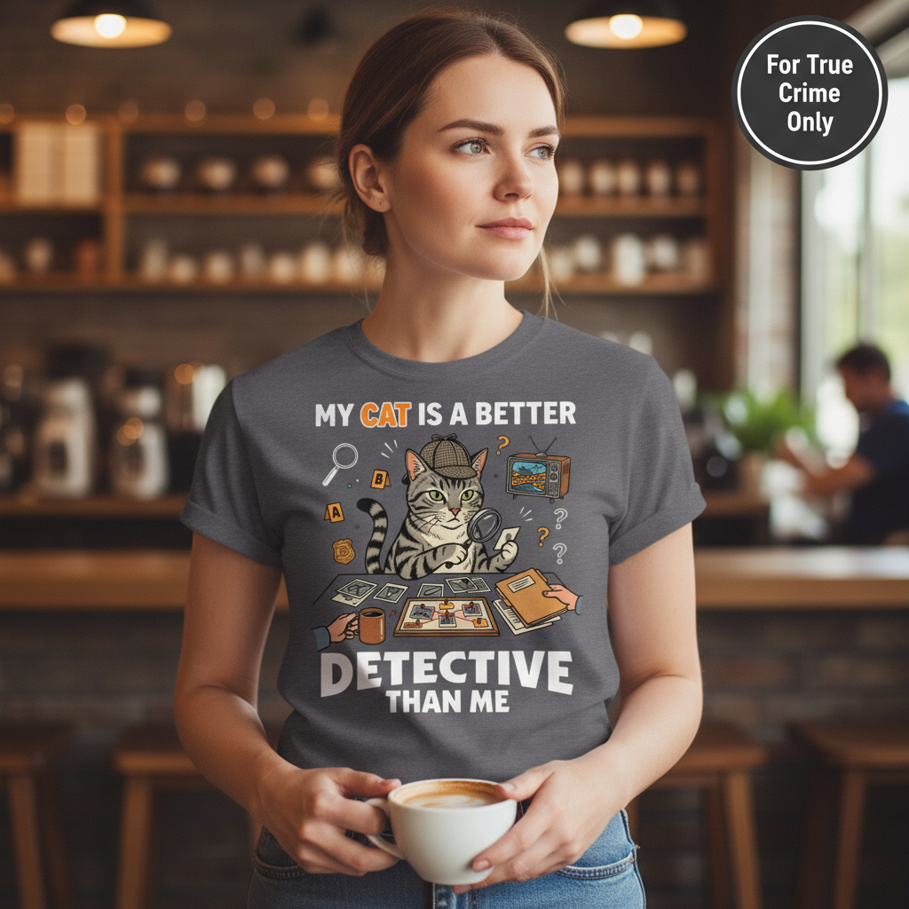 Cat Detective T-Shirt__lifestyle