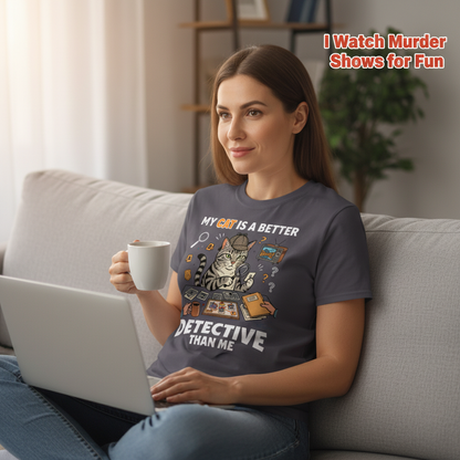 Cat Detective T-Shirt__use