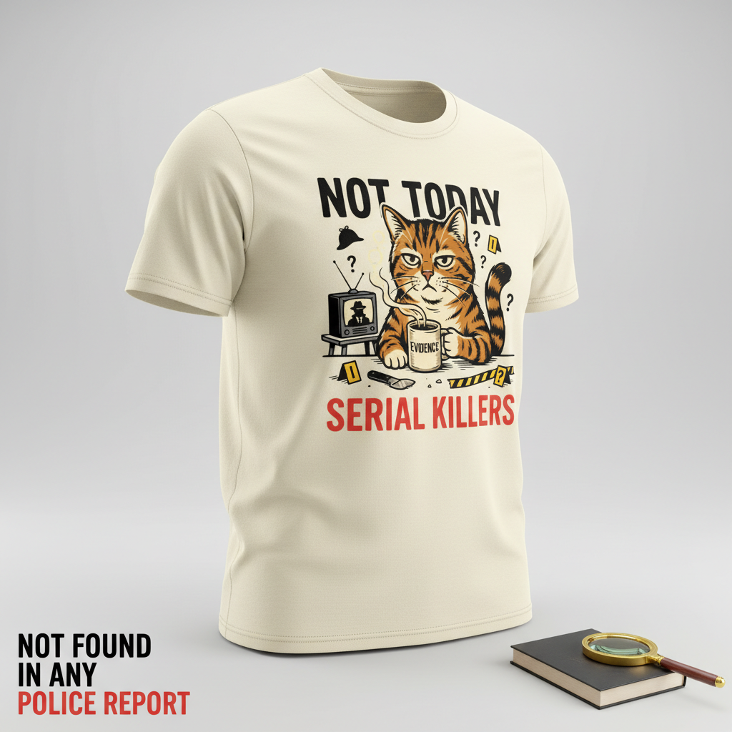 Not Today Serial Killers T-Shirt__space