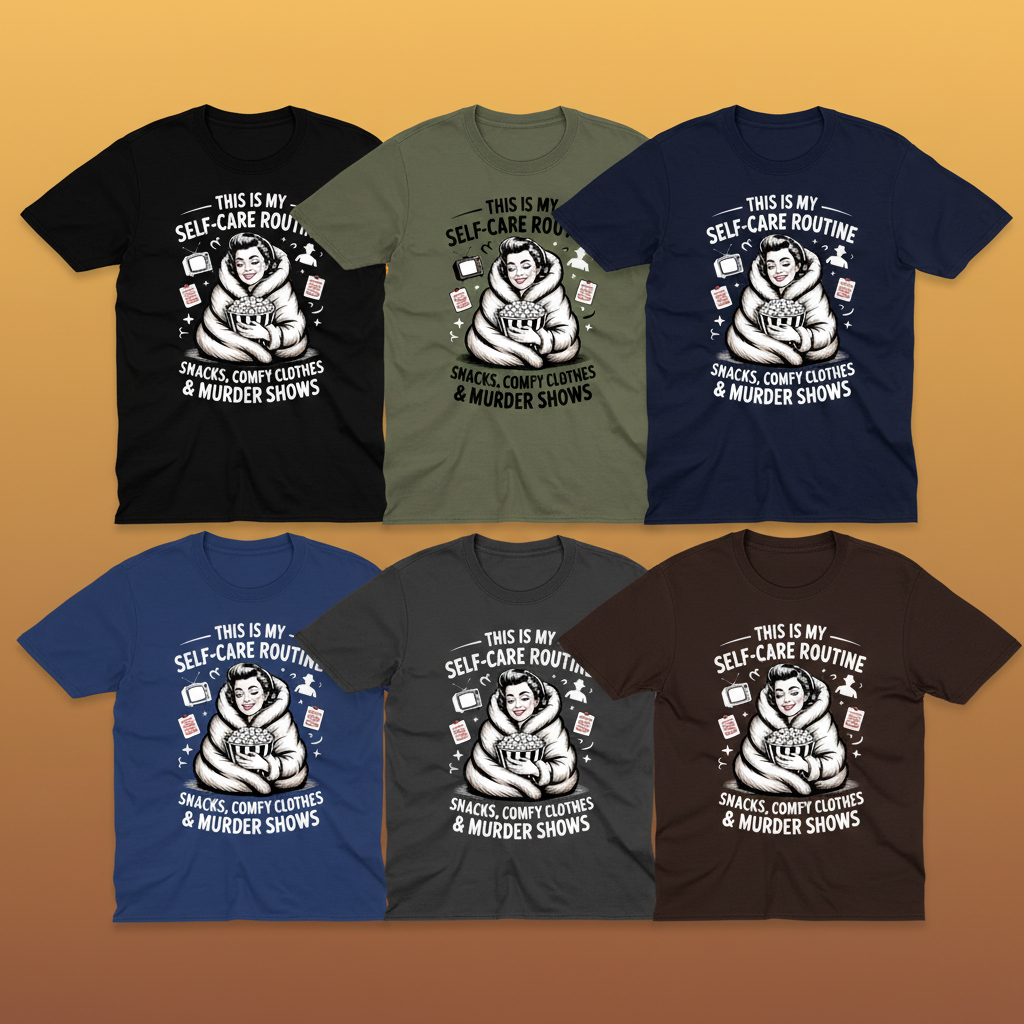 Murder Show Self-Care T-Shirt_color_grid